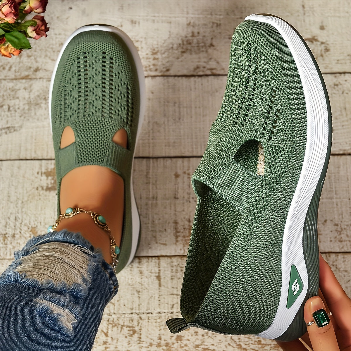 Abby™ | Ortopediniai Slip-On Bateliai