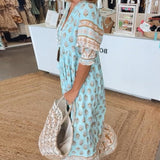 Mana | Chic Floral V-Neck Dress