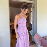 Emma Ruffle Maxi Suknelė