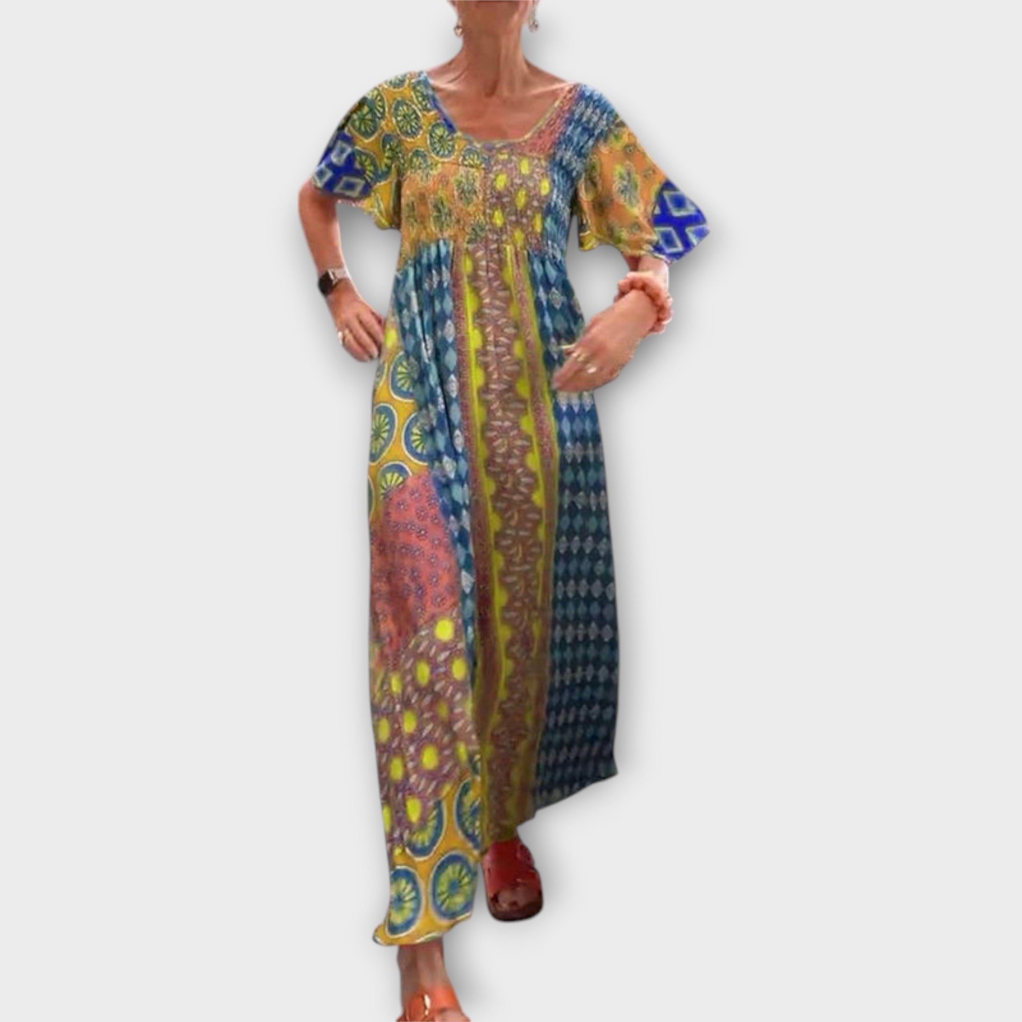 Melania - Gyvų Boho suknelė