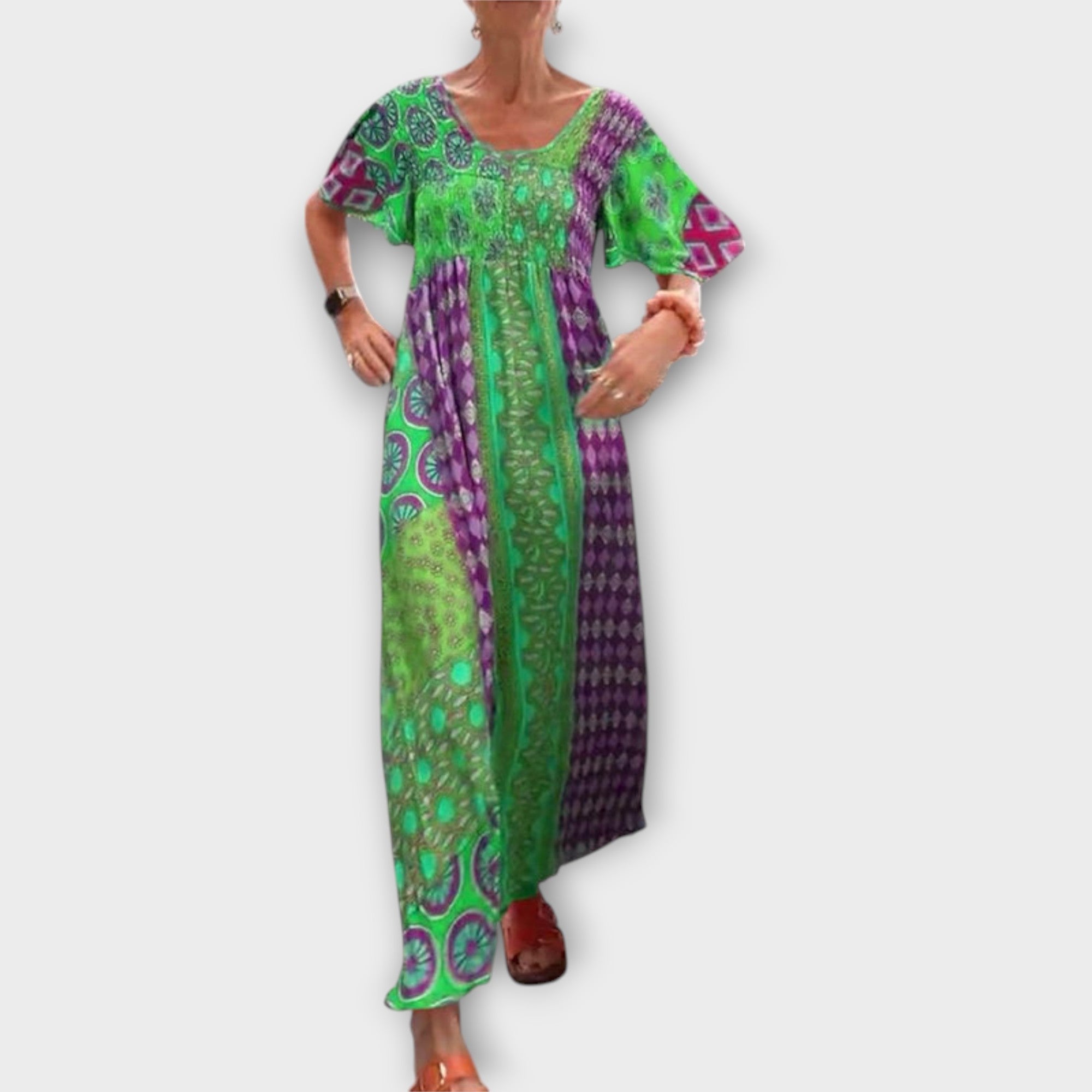 Melania - Gyvų Boho suknelė