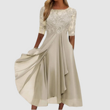 Leontýna – Elegantiška nėriniuota suknelė