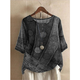 Valerie - Spalvingas boho topas