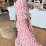 Mana | Chic Floral V-Neck Dress