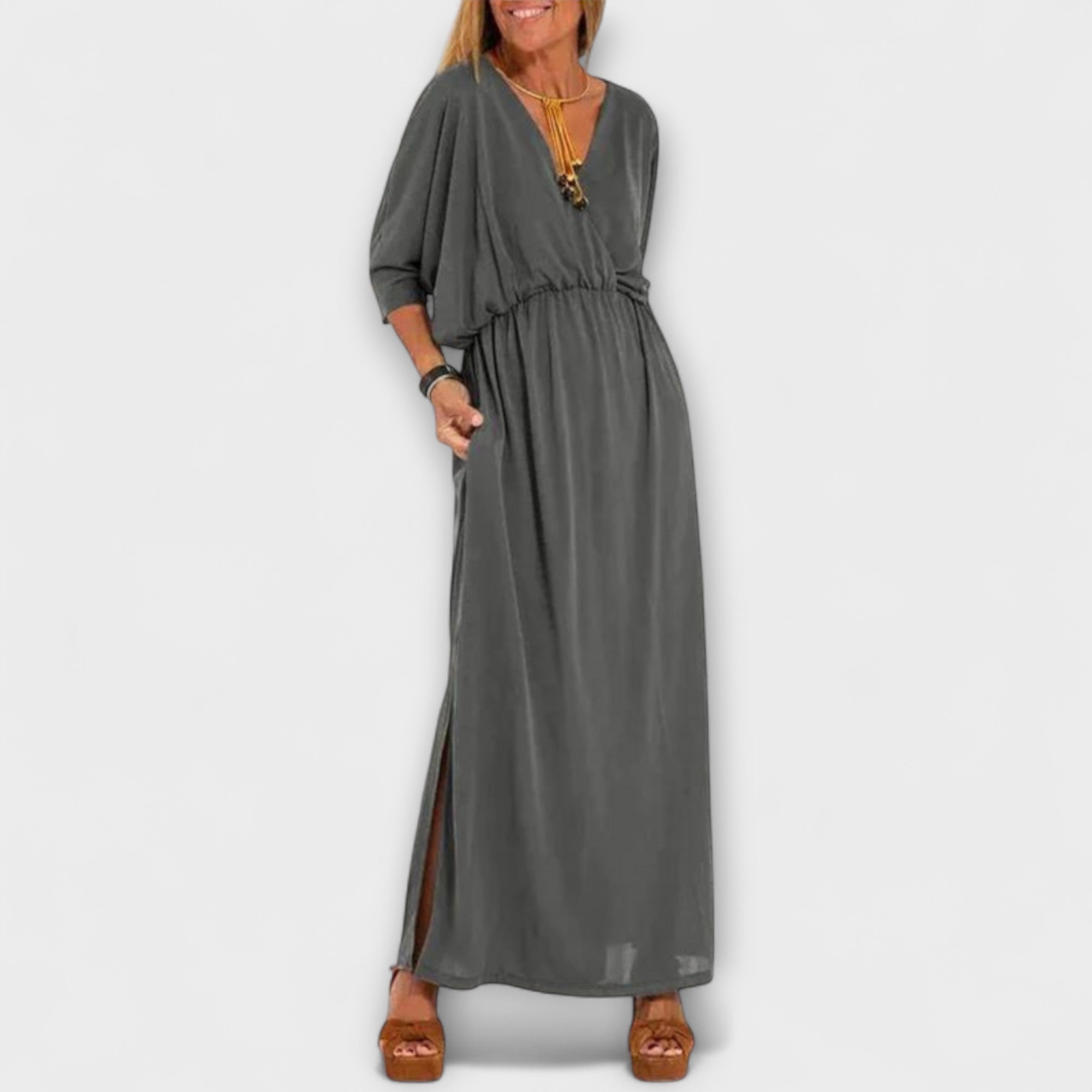 Lani - Vintage Maxi Suknelė
