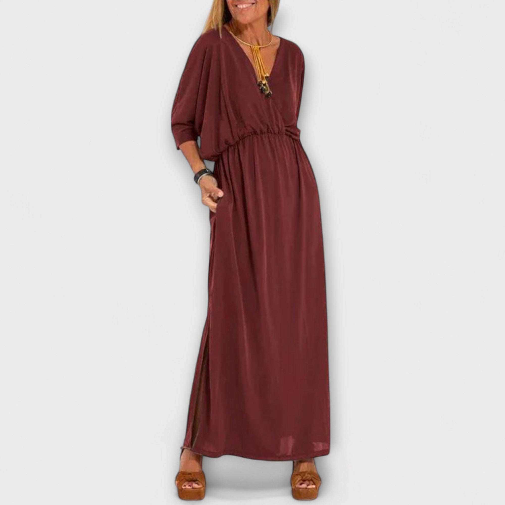 Lani - Vintage Maxi Suknelė