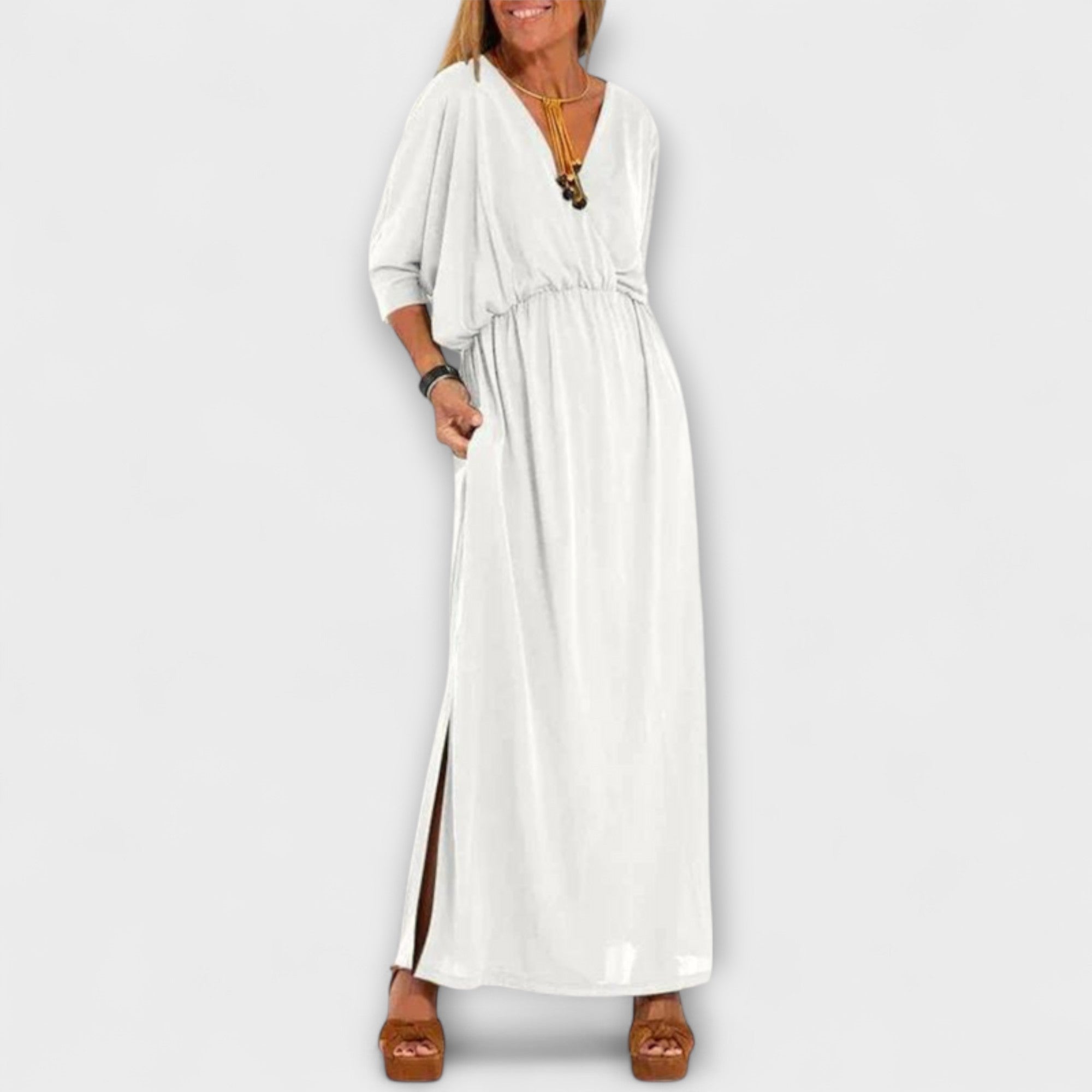 Lani - Vintage Maxi Suknelė