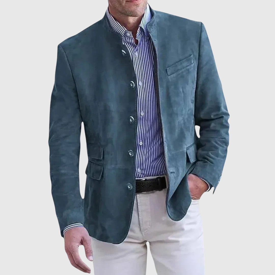 Ondřej – Išskirtinė Šviesi Suede Striukė