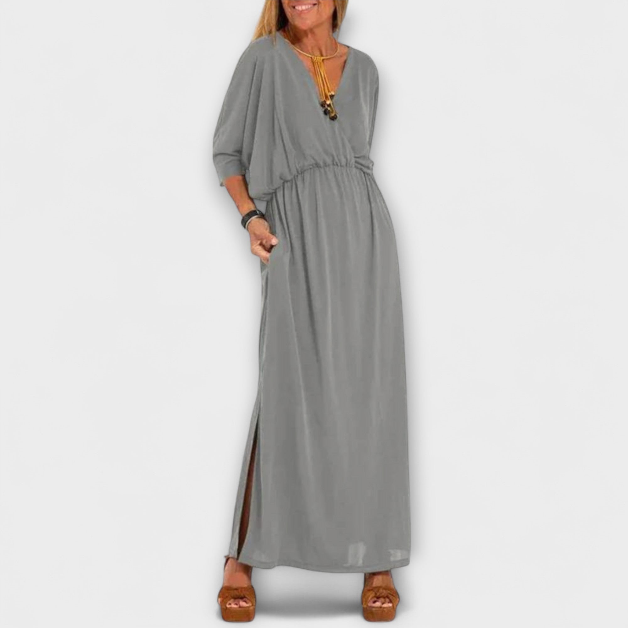 Lani - Vintage Maxi Suknelė