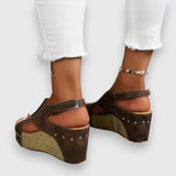 Mia – Vintage platforminiai sandalai