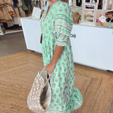 Mana | Chic Floral V-Neck Dress