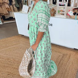 Mana | Chic Floral V-Neck Dress
