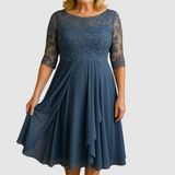 Leontýna – Elegantiška nėriniuota suknelė