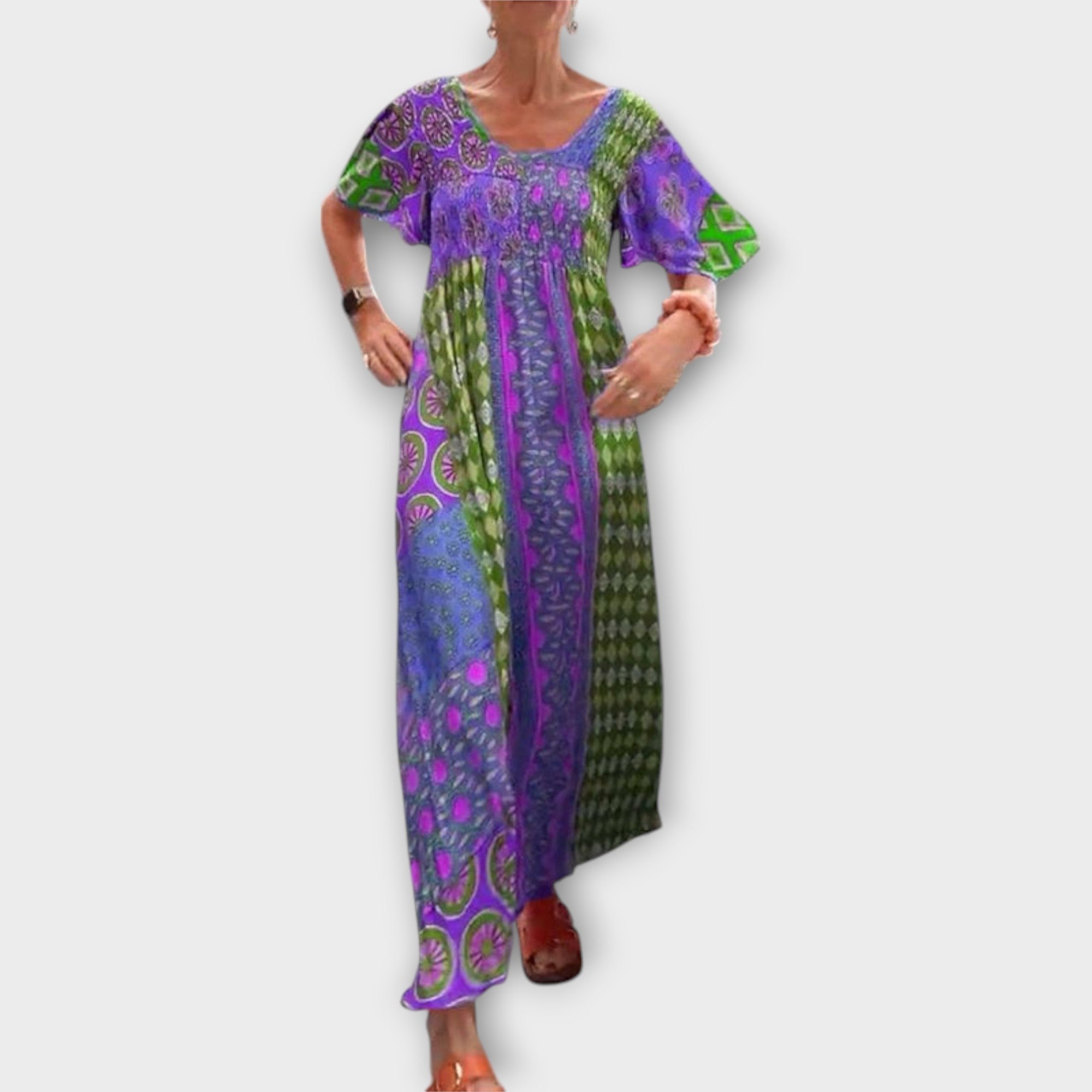 Melania - Gyvų Boho suknelė