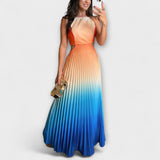 Haven - Stilingi Maxi Suknelės be Rankovių su Tie-Dye