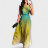 Haven - Stilingi Maxi Suknelės be Rankovių su Tie-Dye