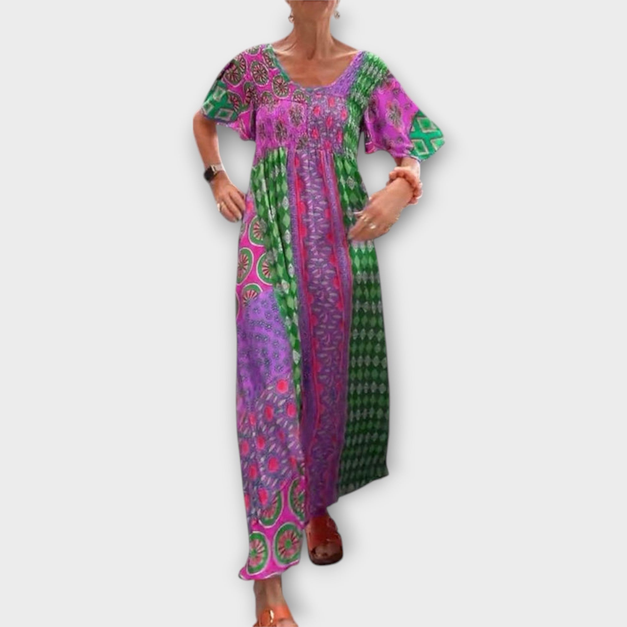 Melania - Gyvų Boho suknelė