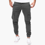 Tomáš – Vyriški Cargo Joggingo Kelnės – Modernios Streetwear Laisvalaikio Kelnės su Kišenėmis ir Elastingu Juosmeniu, Lauko & Kasdieniam Naudojimui