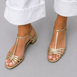 Allegra | Auksiniai Sandalai Kasdieninei Elegancijai