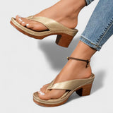 Petra - Ortopediniai šlepetės su kulniukais