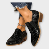 Veronika – Elegantiški Slip-On Batai su Žemu Kulnu