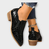 Veronika – Elegantiški Slip-On Batai su Žemu Kulnu