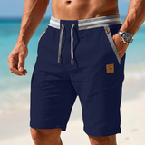 Van Elst Mode® | Vyrų Lengvi Lino Vasaros Šortai