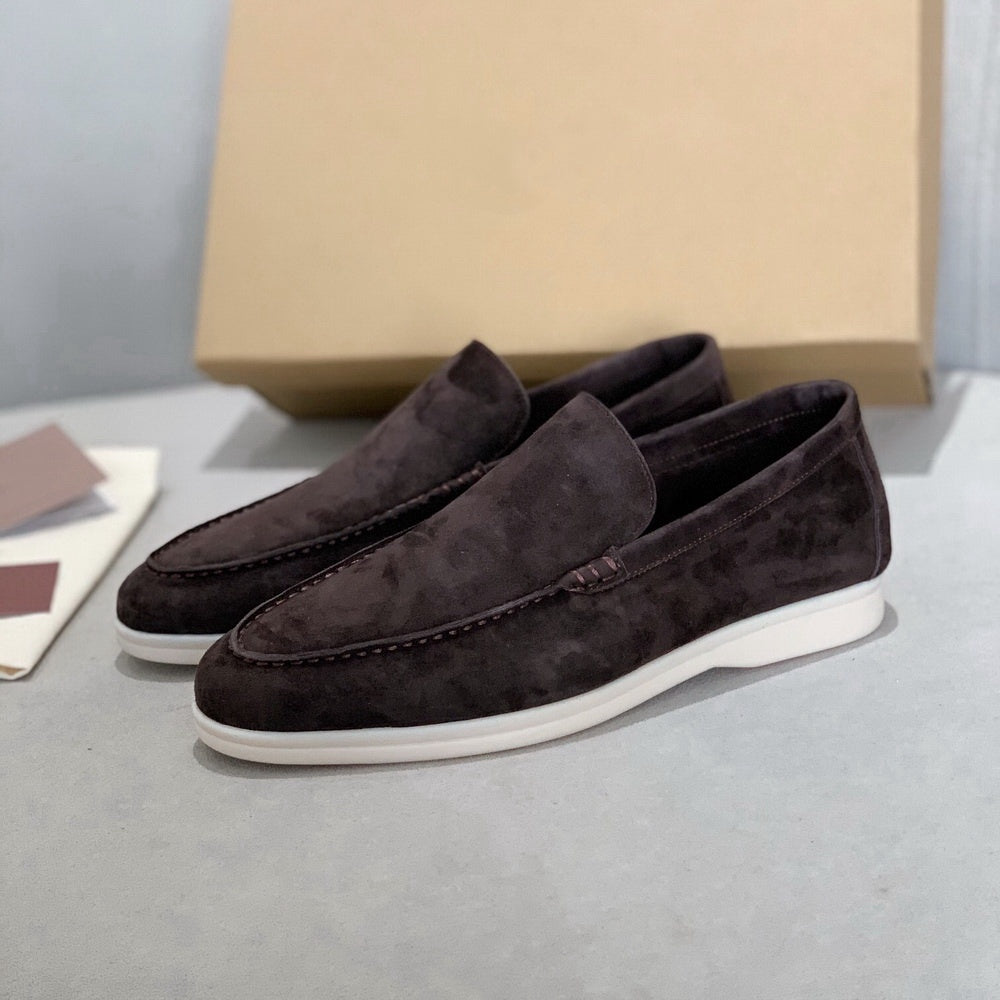 Tomáš – Elegantiški Kasdieniai Suede Vyriški Sliponai