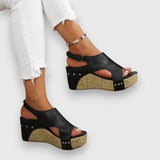 Mia – Vintage platforminiai sandalai