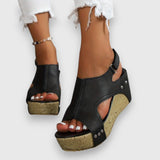 Mia – Vintage platforminiai sandalai