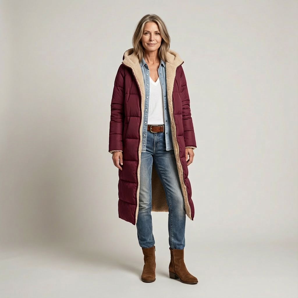 Amelia | Elegantiškas dvisluoksnis paltas