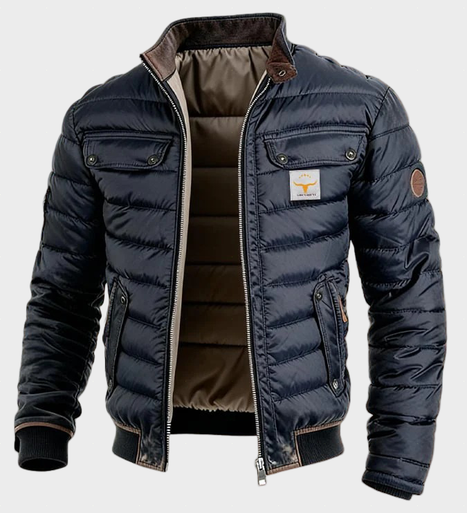 Erik™ - Stilinga Vintage Pūkinė Striukė
