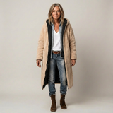 Amelia | Elegantiškas dvisluoksnis paltas