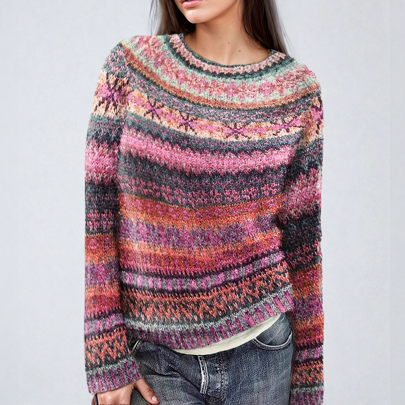 Anna | Klasikinis Fair Isle megztinis