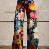 Andrea - Laisvi gėlėti kelnės