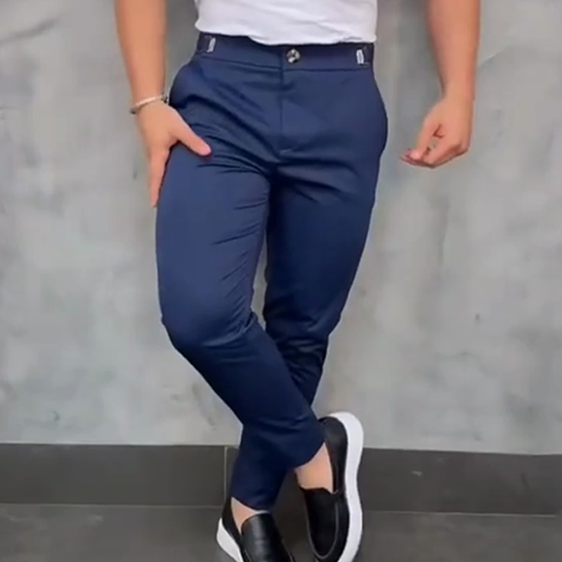 Massimo - Vyriškos Slim Fit Stretch Kelnės
